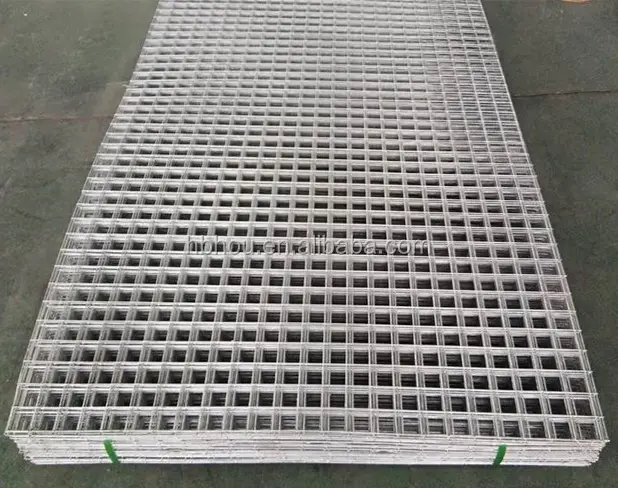 गर्म डूबा स्टील चटाई निर्माण के लिए वेल्डेड तार जाल पैनल बाड़