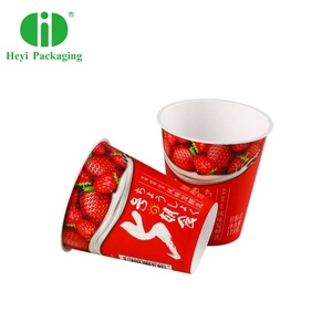 260ml tek kullanımlık jöle plastik bardak yoğurt - Product Image 5