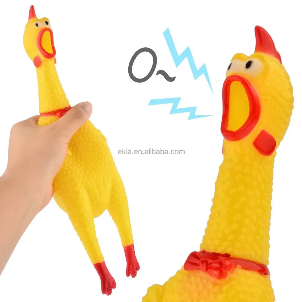 Toptan Shrilling çığlık tavuk komik cızırtılı tavuk köpek oyuncak ucuz fiyat ile