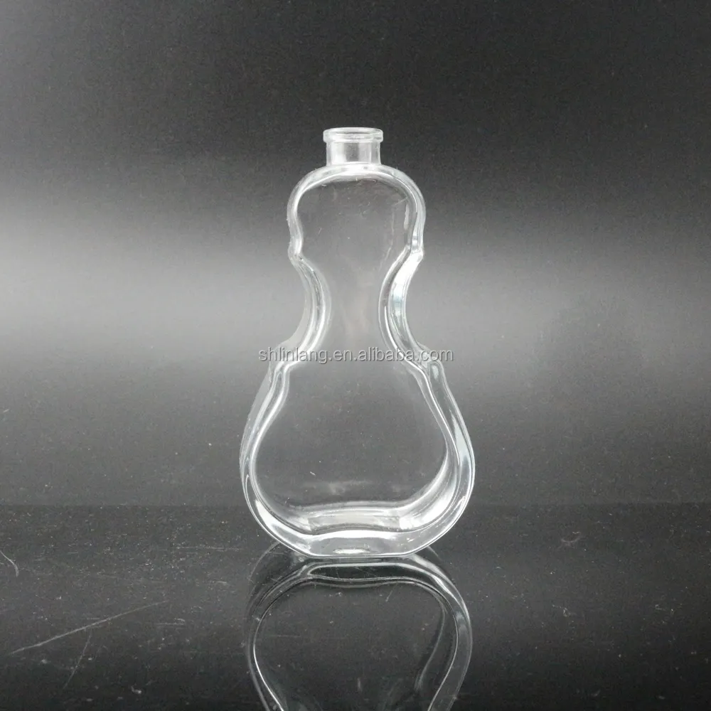 زجاجة عطر زجاجية على شكل غيتار على شكل كمان زجاجة عطر على شكل كمان