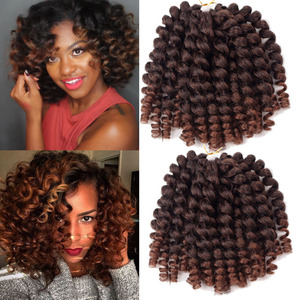 Bán Buôn 2X Giá Trị Afro Thư Bị Trả Lại Twist Mô Hình Wand Curl Crochet Bện Nhiệt Độ Cao Sợi Tổng Hợp Tóc Mở Rộng - Product Image 3