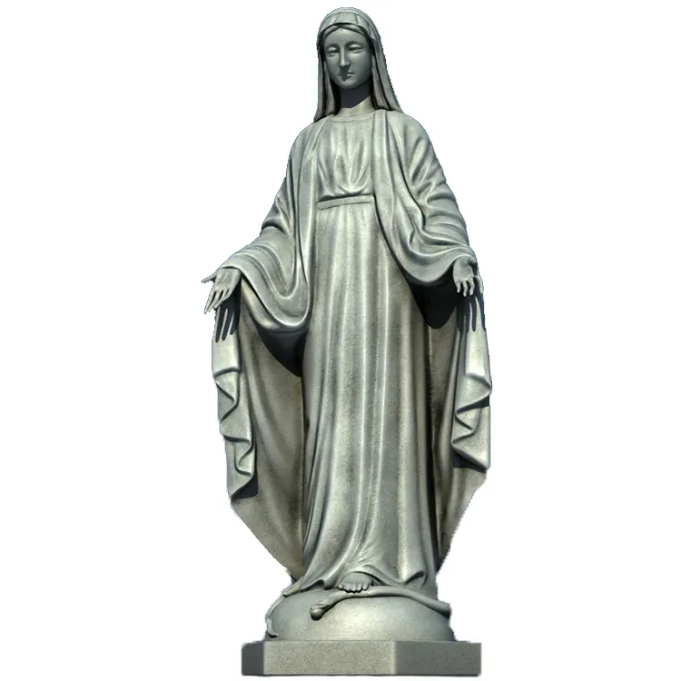 مريم العذراء تمثال من الرخام حسب الطلب Estatua مارمور حجر الرخام الأم المباركة مريم تمثال