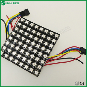 Многоцветная меняющаяся P10 8x8 APA102C 5050 RGB программируемая адресная Гибкая светодиодная матрица - Product Image 3