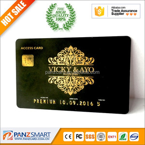 Custom <strong>Paypal</strong> Credit Card Atm Access Control Contact IC Card FM4428 Chip 24C16 Chip RFID Smart PVC Cards with Pantone - Product Image 3