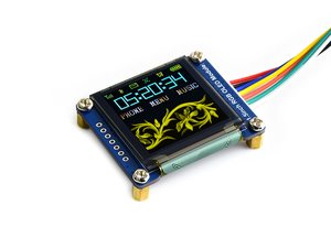1,5-Zoll-RGB-OLED-Anzeigemodul 128x128, 16-Bit-Hochfarb-SPI-Schnittstelle mit kleinem Bildschirm Kompatibel Raspberry Pi /Arduinos/STM32