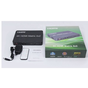 <strong>HDMI</strong> <strong>Matrix</strong> 4x2 Video <strong>Switcher</strong> quad <strong>matrix</strong> <strong>hdmi</strong> multiplexer support HDCP2.2 - Product Image 4
