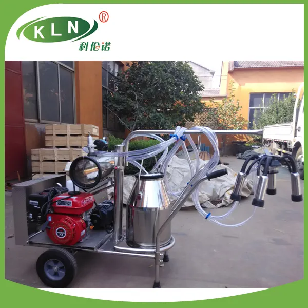KLN vacuum cow/goat petrol milk trolley