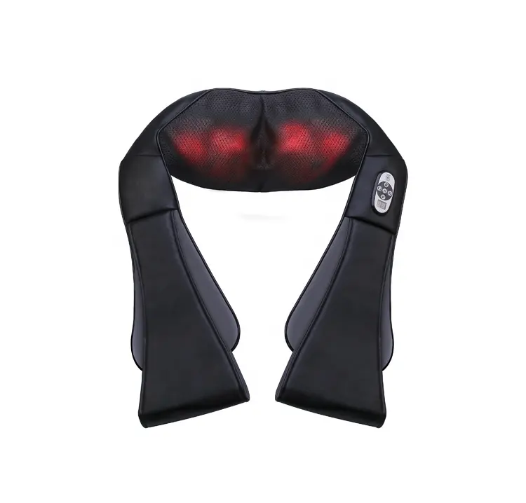 Cina Vibrante shiatsu calore a raggi infrarossi wrap collo spalla massaggiatore elettrico posteriore del corpo becozy collo e la spalla massaggiatore con il calore