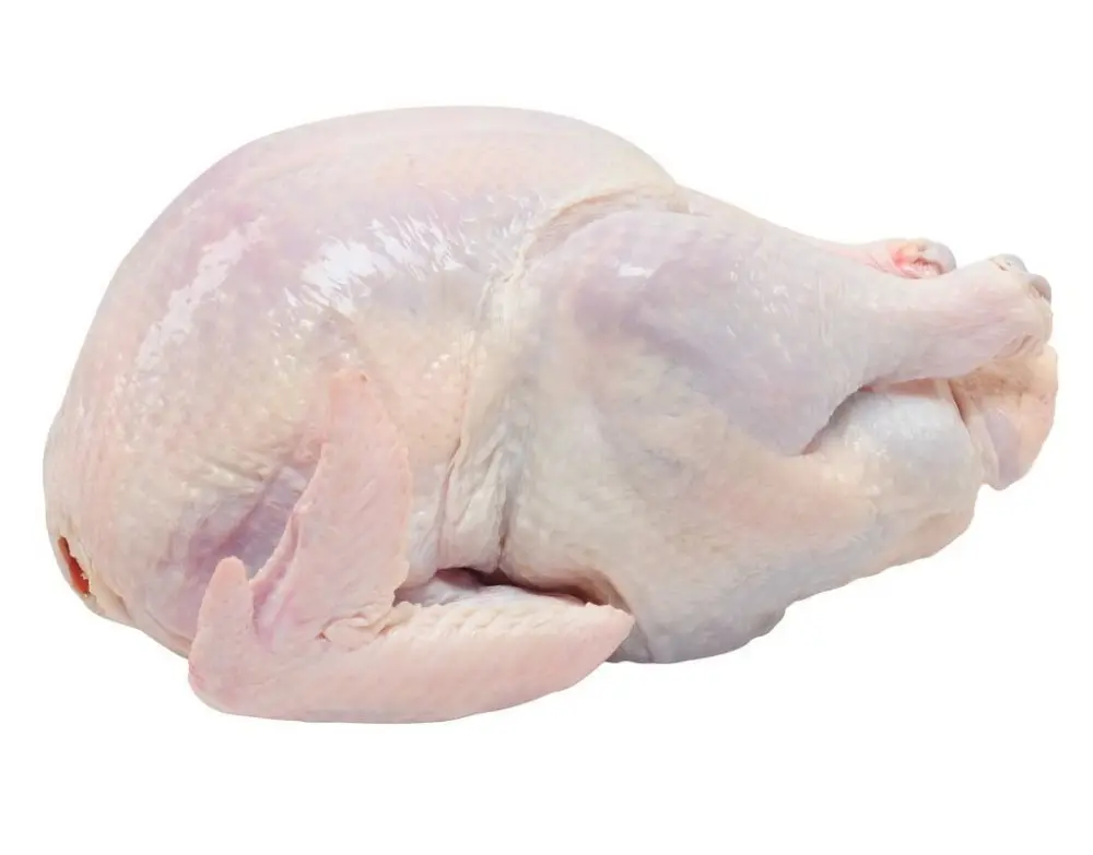 Os frais congelés halal dans du poulet entier