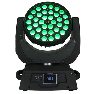 DMX 360 w 4 in1 yakınlaştırma yıkama led hareketli kafa 36x10 rgbw ışık - Product Image 4
