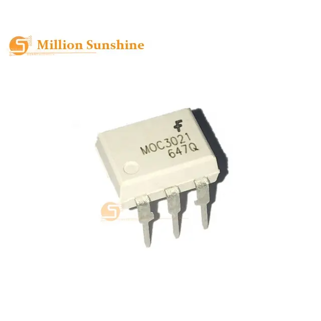 MOC3020 MOC3021 MOC3022 MOC3023 DIP 6 optoacoplador triac driver IC circuito integrado