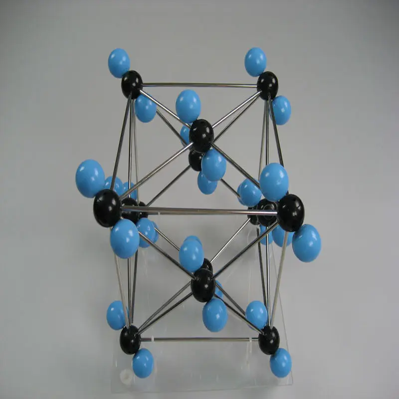 เคมีก๊าซคาร์บอนไดออกไซด์รูปแบบโครงสร้างโมเลกุล
