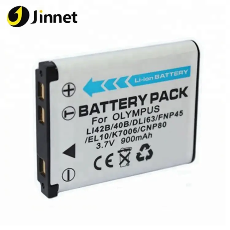 Jinnet 3,7 V 900mAh NP-45 FNP-45 NP-45A de batería de la cámara para Fuji batería de iones de litio