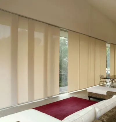 Luxury Sliding Glass Doors Internal Blinds Panel Track PVC Vertical Blinds Shades
