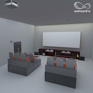 รถไฟเหาะ3D 5D 7D 12D โรงภาพยนตร์โรงภาพยนตร์ภาพยนตร์เก้าอี้เคลื่อนไหวที่นั่งมือถือรถตู้รถพ่วงโรงภาพยนตร์จำลอง - Product Image 4