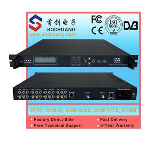 <strong>DVB</strong> 8 Channel Sd <strong>Encoder</strong> Rf <strong>Modulator</strong> (8AV In,<strong>DVB</strong>-<strong>T</strong> Out,each Channel Bitrate 3.5mbps) - Product Image 2