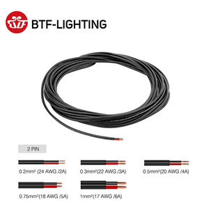 Outdoor Pvc Wire LED Strip Power <strong>Cord</strong> Copper 2Pin 5Pin LED Cable <strong>18</strong> 20 22AWG 3Pin 4PinWaterproof Electrical Wire - Product Image 5