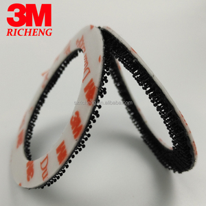3 M Dual Lock אטב SJ3552 SJ3551 SJ3550, אטב שחור מגובה עם דבק אקרילי