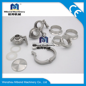 2 Inç 4 Inç Paslanmaz Çelik Sıhhi Boru Tüp Parçaları Tri Kelepçe Uydurma - Product Image 2