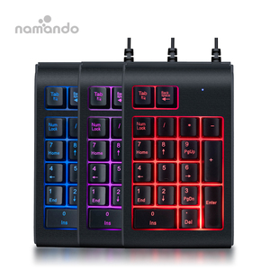 USB <strong>Numeric</strong> Keypad Backlit Wired <strong>Numeric</strong> Keypad 19 Keys Waterproof LED Backlight <strong>Keyboard</strong> <strong>for</strong> PC <strong>Computer</strong> Laptop - Product Image 1
