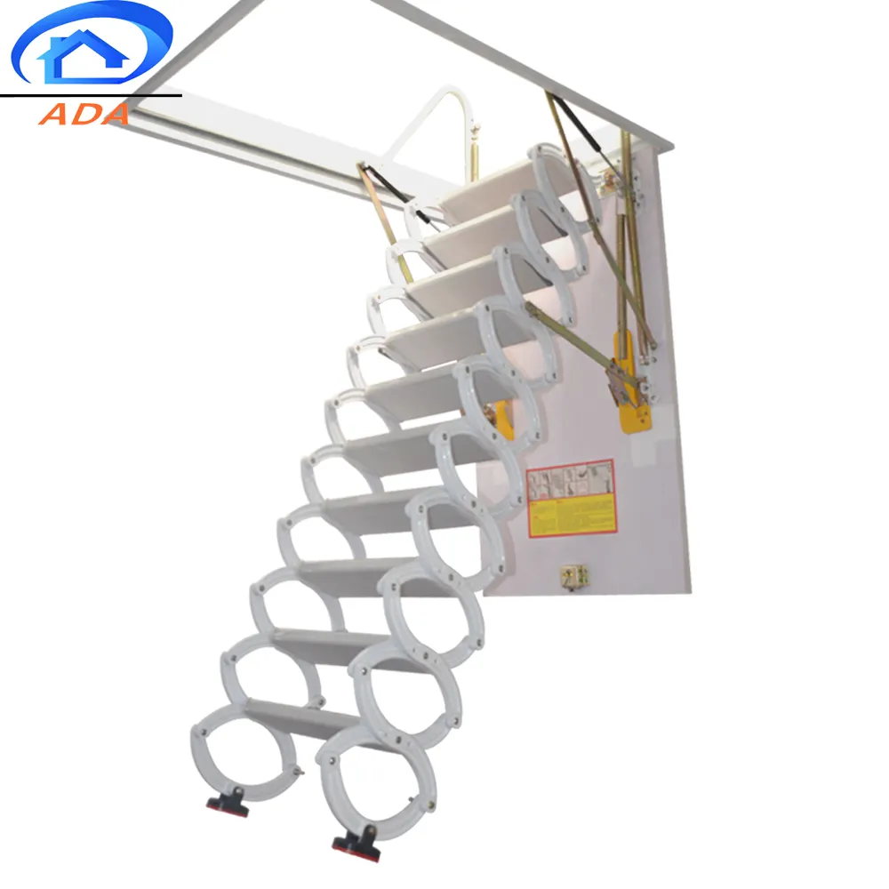 Легкая складная телескопическая лестница для семейного использования