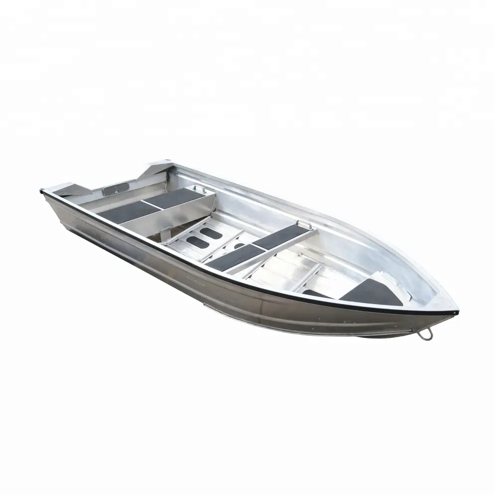 Petit bateau de pêche en aluminium, moteur, 14 pieds, nouveau modèle