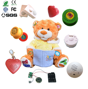 预先录制和可录音的毛绒玩具填充动物与声音 - Product Image 1