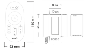 2.4G RGBW Touchscreen LED-Steuerungs system Fernbedienung Für LED-Licht leiste - Product Image 6