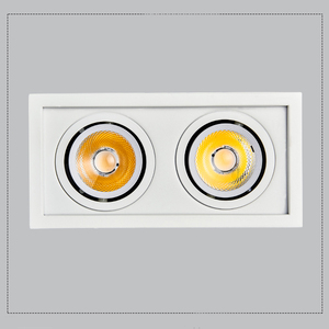 2x18W 2x30W çift kafa projektör ışığı yüzeye monte ışık Led tavan lambası - Product Image 2