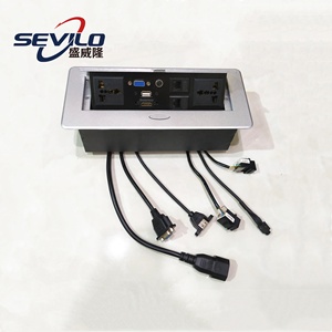 Toma de corriente eléctrica multifuncional oculta, enchufe de mesa, toma de corriente - Product Image 1