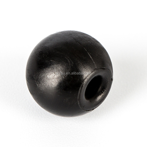 Injection Molded <strong>50</strong> mm Solid Rubber Balls with Hole - Product Image 3