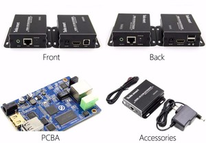 120 M HDMI KVM Over IP 扩展器支持光纤转换器扩展