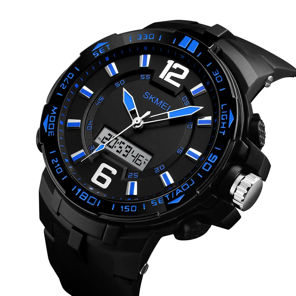 SKMEI marca 1273 plastica ABS orologi digitali per gli uomini da polso sport