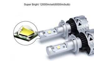 ระบบให้แสงสว่างอัตโนมัติไฟหน้า LED H11รถยนต์ G8แบบออโต้ความสว่างสูง - Product Image 2