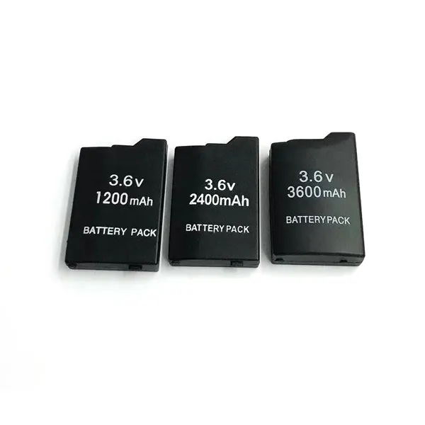Batería reemplazable para Sony PSP, 1200mAh, 2600mAh, 3600mAh, 3,6 V