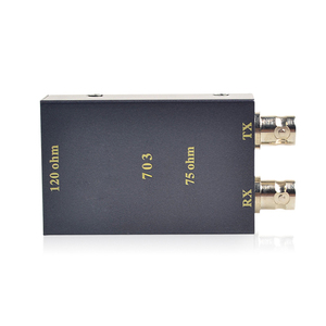 G703 Balun 75 Ohm to 120 Ohm Female <strong>BNC</strong> to RJ45 Metal Converter - Product Image 5