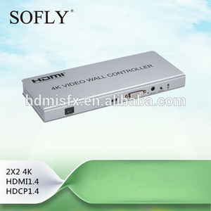 High quality 4K <strong>HDMI</strong> Video Wall Controller One <strong>HDMI</strong> <strong>input</strong> 4 <strong>HDMI</strong> <strong>output</strong>,support 1x2,1x4,2x2
