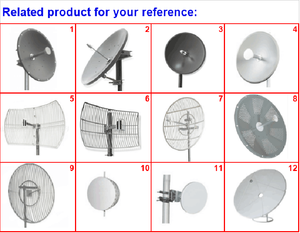 ประสิทธิภาพสูงโพลาไรซ์คู่2.4GHz 25dBi MIMO จานเสาอากาศ - Product Image 6