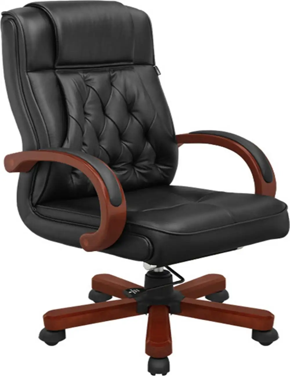 Chaise de bureau ergonomique en bois, mobilier Commercial, fauteuil avec accoudoirs, pour adultes, prix d'usine, haute qualité