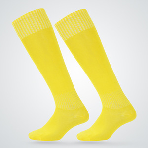 男性膝高い固体白黒サッカーソックス - Product Image 2