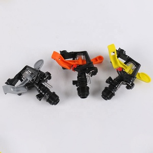 プラスチック調節可能ガーデンインパクト灌漑ノズルスプリンクラー360回転1/2 "-3/4" 男性糸部品サークル/フルサークル