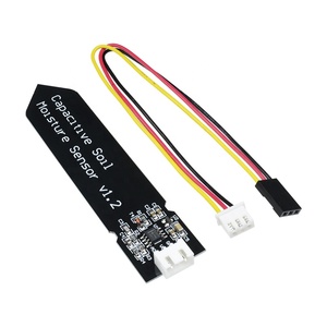 Sensor de humedad de suelo capacitivo analógico, V1.2 3,3 ~ 5,5 V, resistente a la corrosión, con interfaz de gravedad de 3 pines, Raspberry