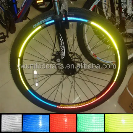 New fashion bicicletta riflettente rim sticker