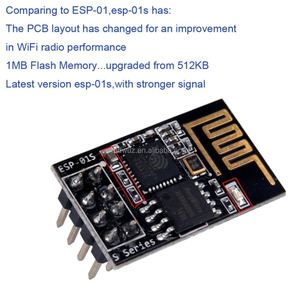 <strong>ESP8266</strong> ESP-01S WiFi Serial Transceiver Module with 1MB Flash