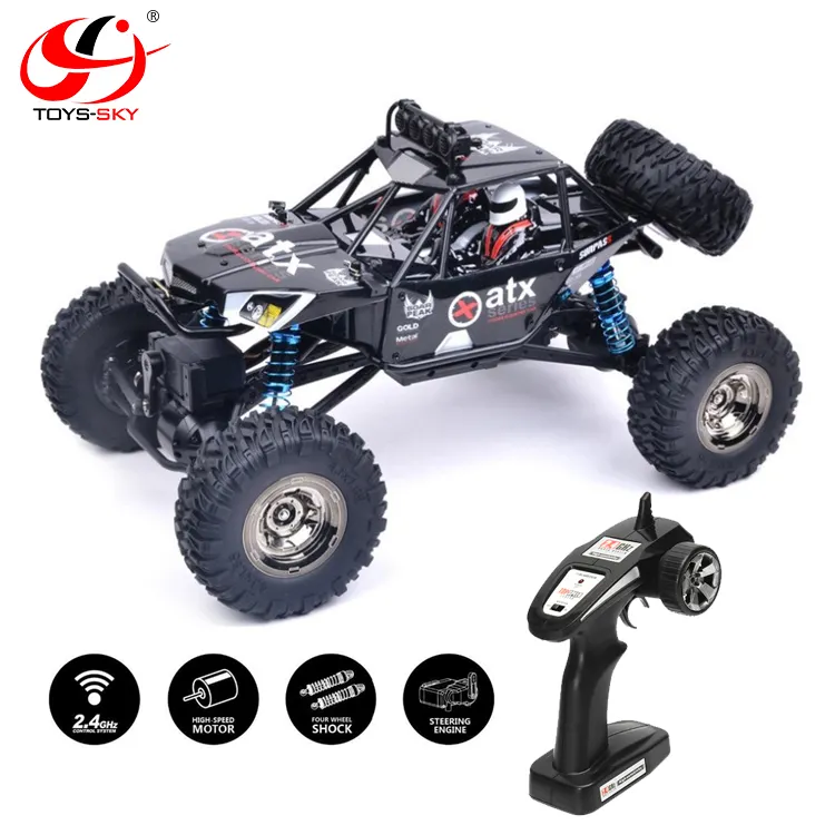 Pathfinder mobil RC 1/12 skala penuh, mobil balap mendaki 4WD 2.4GHZ