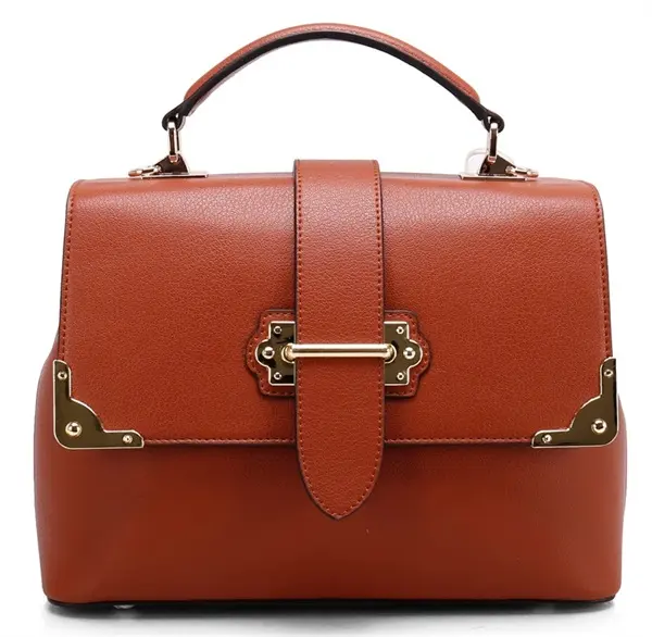 Direct factory price handmade genuine leather women handbag