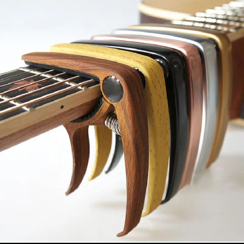 Guitar Capo con puente Pin Remover ajuste para eléctrica acústica Guita y ukelele