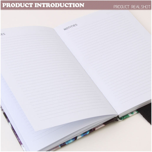 Papier Laser druck Hardcover Agenda Monatliches Tabbed Journal Notizbuch