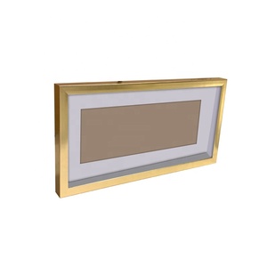 <strong>Ps</strong> Polystyrene Material Eco-friendly A3 <strong>Silver</strong> Color 3d Deep Shadow Box Frame - Product Image 2