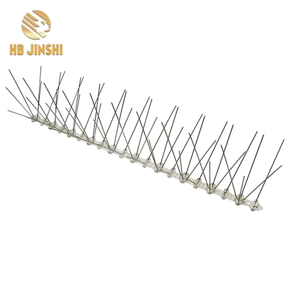 316 Stainless Steel Bird Spikes on polycarbonate bar